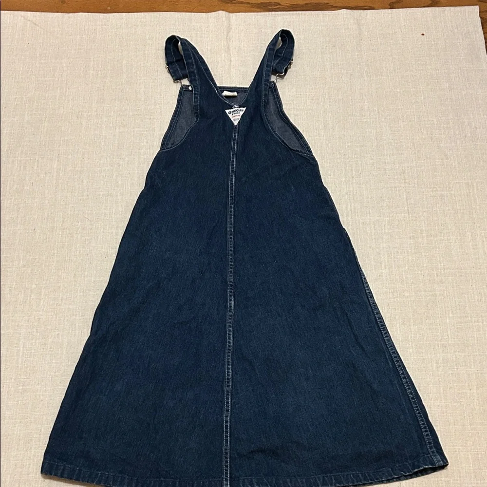 Vintage OshKosh B'gosh Dress Women’s/Youth 5 Blue Denim Overalls Western